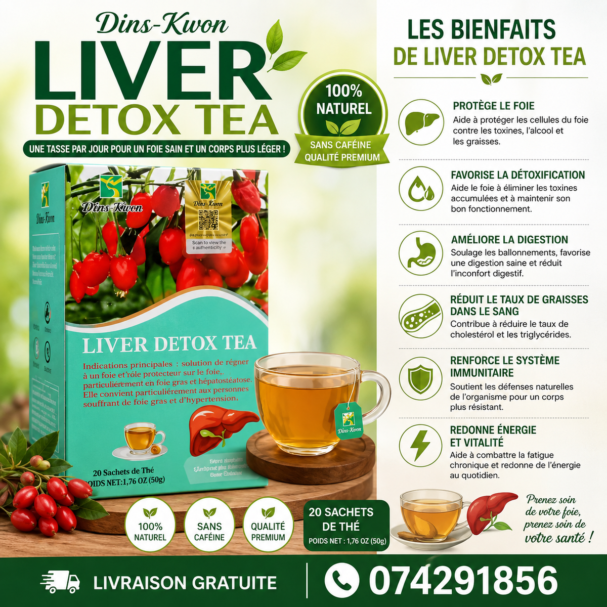 Protégez votre foie avec ce thé de detoxification