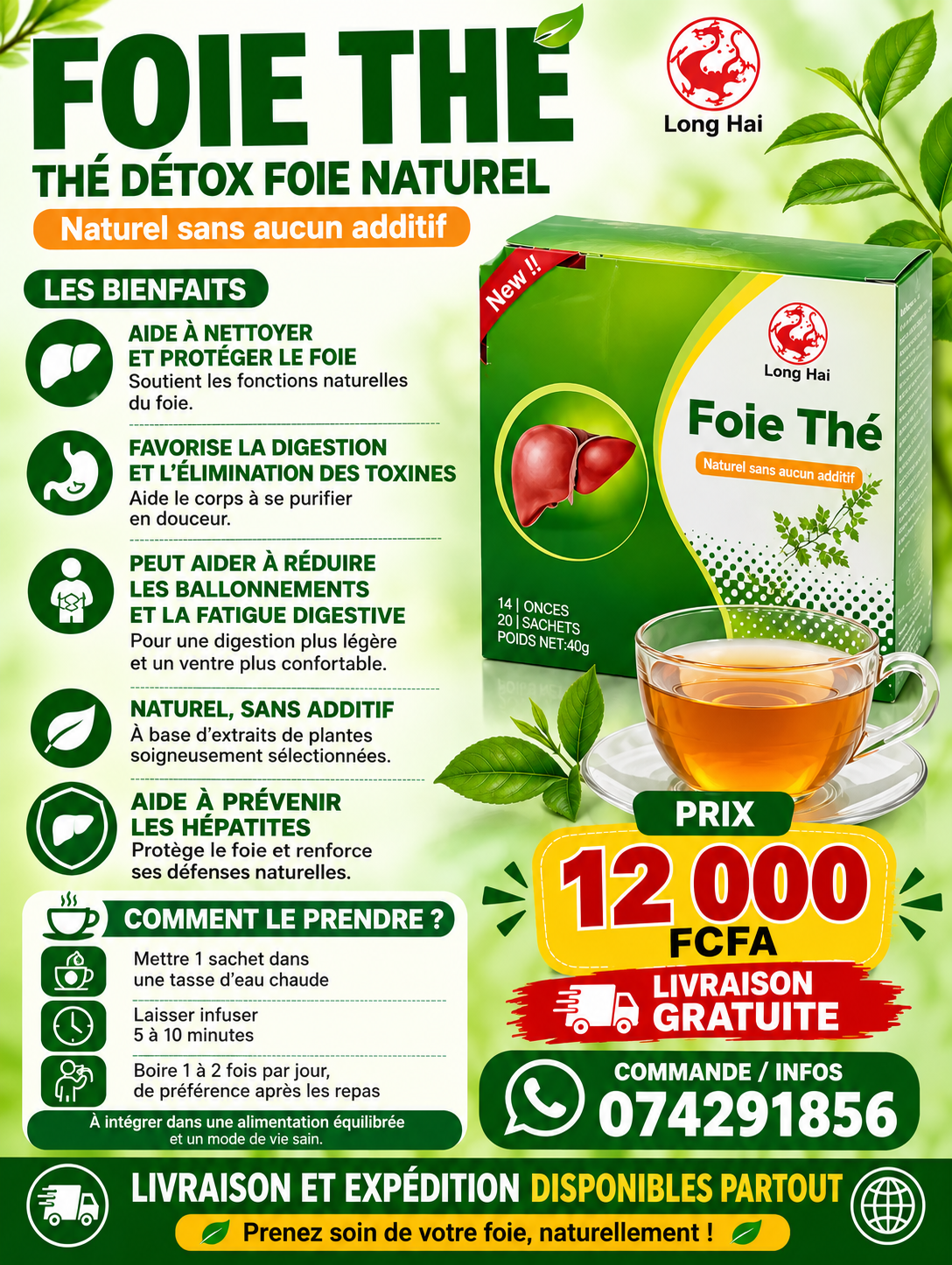 Détoxifie naturellement et prévient les maladies du foie